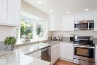colonial white granite kitchen