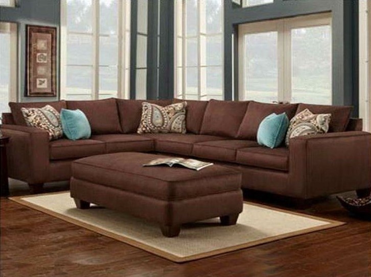 color schemes for living rooms with brown furniture